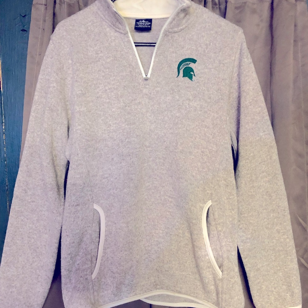 MICHIGAN STATE Women’s Sweater by: Charles River Apparel SIZE: Large